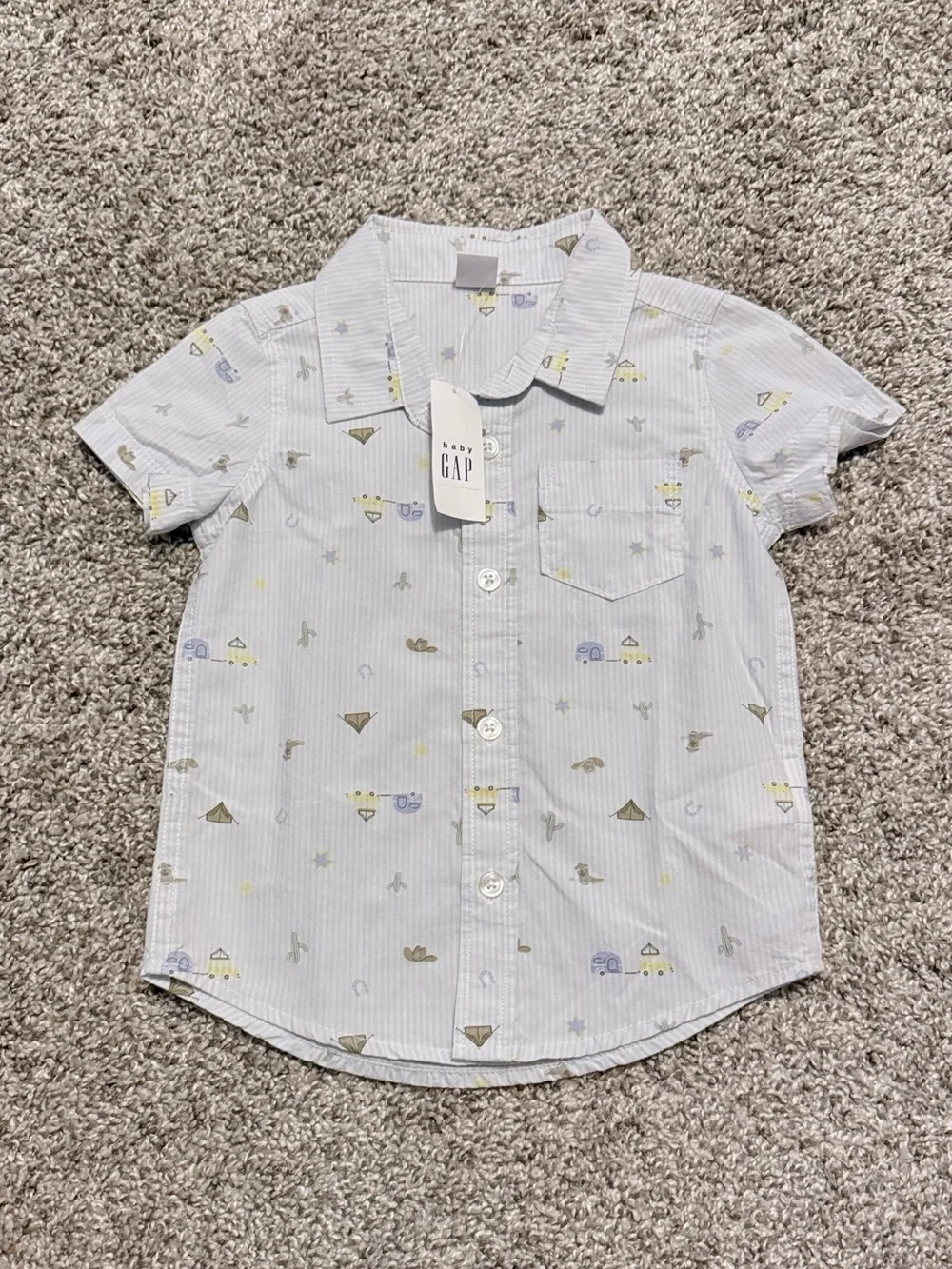 NWT Baby Gap Button Down Shirt
